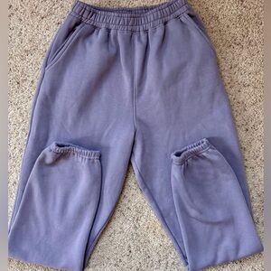 Missguided Gray Fleece Joggers